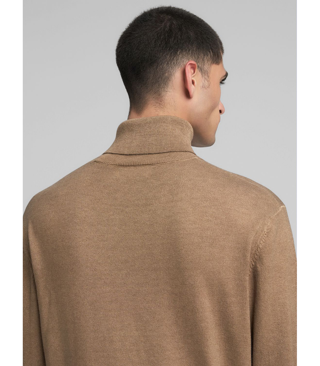 R刺しゅう ウールブレンド タートルネックプルオーバー 詳細画像 サンドベージュ 6